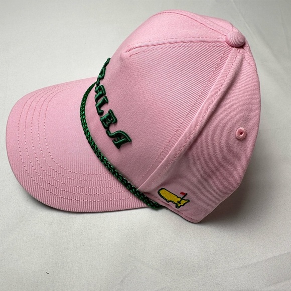 NWT! - 🌺⛳️ Masters Pink Azalea hat with Masters Logo on Side - Picture 2 of 3